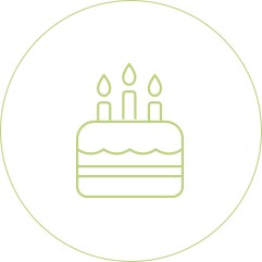 お誕生日のお祝いに